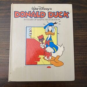 Walt Disney Donald Duck 50 Years of Happy Frustration 1984 Hardcover HPBooks